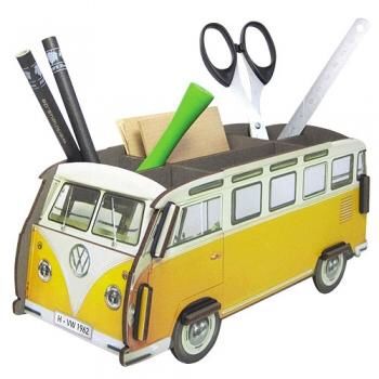VW classic bus pencil holder (Werkhaus) YELLOW