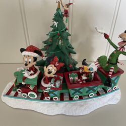 Mickey Mouse Christmas Train Decoration