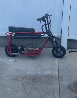 Electric Mini Scooter Red Frame