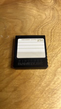 Nintendo GameCube memory card