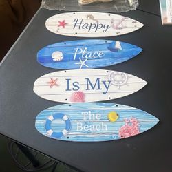 new 4 piece set the back decoration sign 