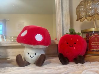 Strawberry swishy and toad squishy
