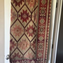 Kilim style woven Throw