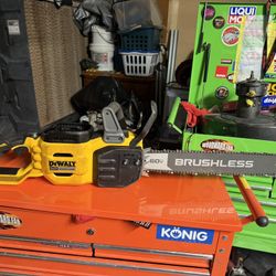 2 Dewalt Chainsaws