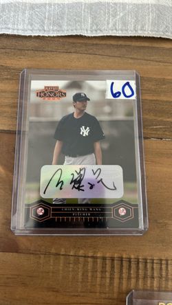 2004 Playoff Honors Chien-Ming Wang Auto Card