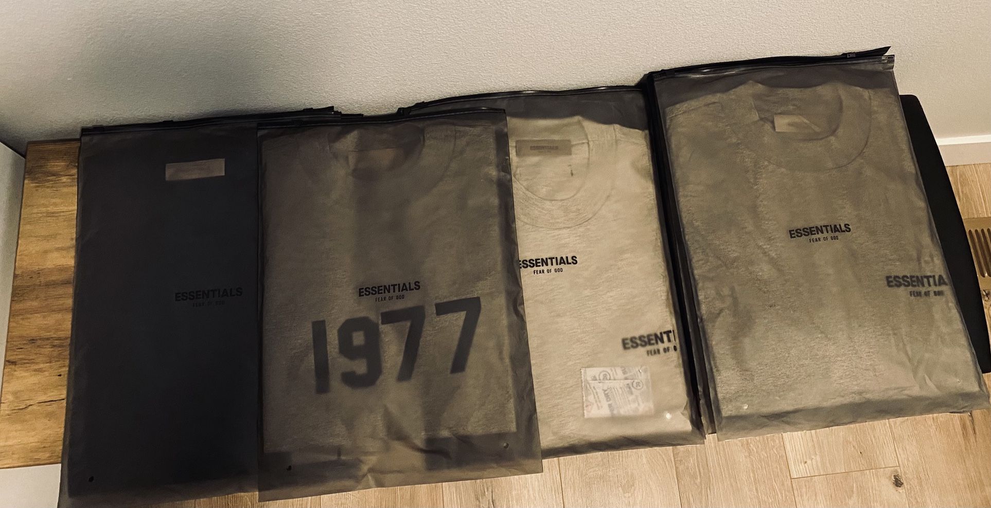 Essentials T-shirts Size Medium
