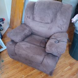 Grey Sofa Recliner Couch 