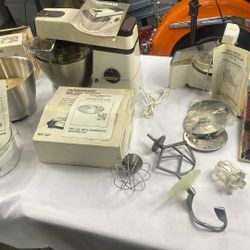 Vintage Faberware Mixer With Lots Of Attachments 