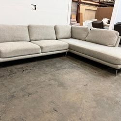 Abbyson Fabric Chaise Sectional