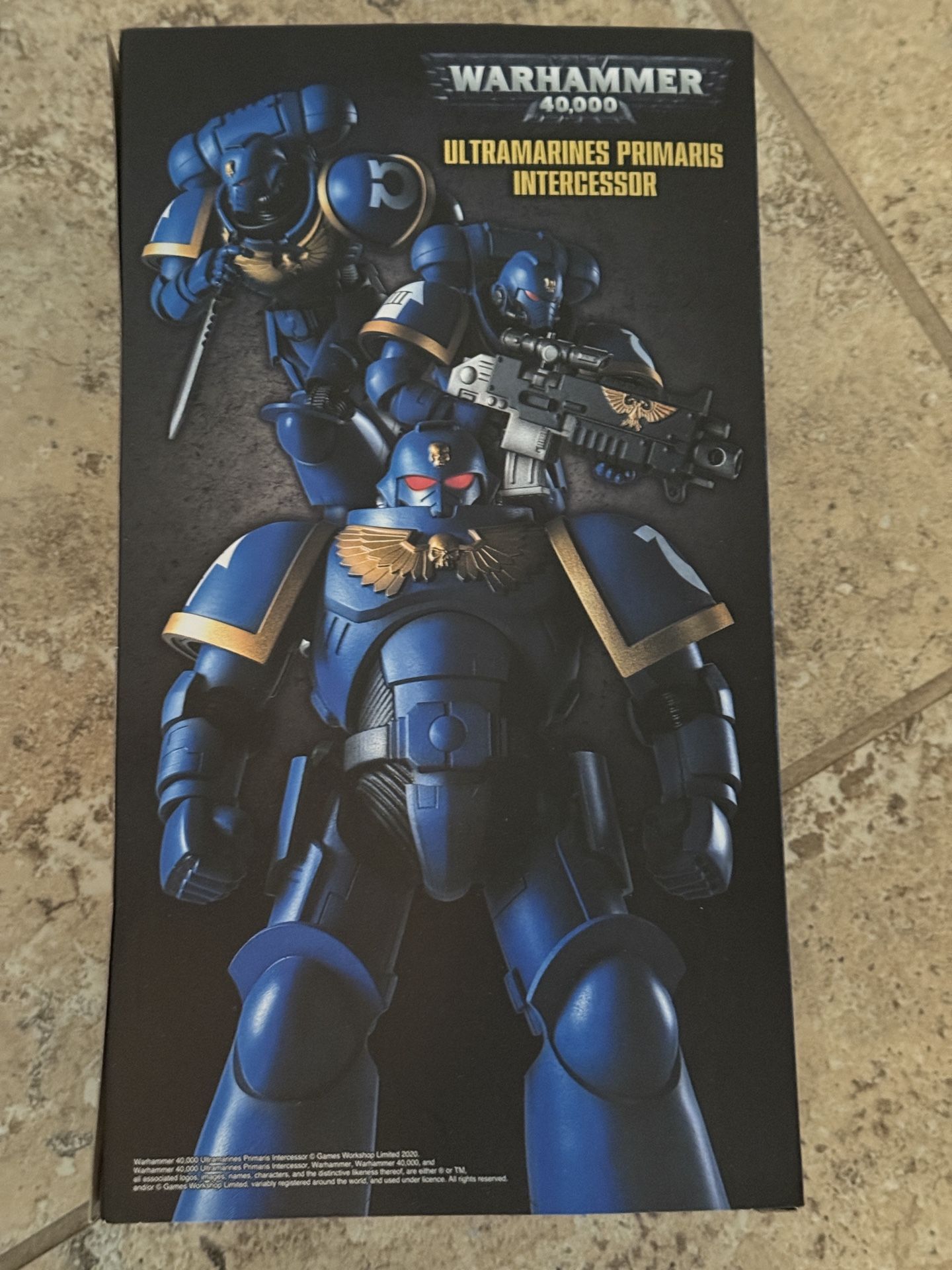 New Space Marine And Vintage Space Hulk