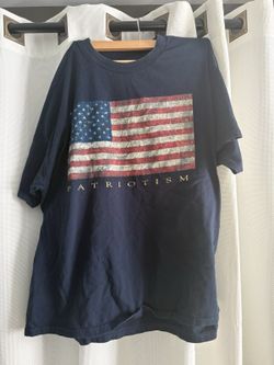 Patriotism American Flag T-Shirt XXL (2XL) Heavy 100% Cotton