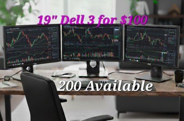 200 Dell Monitors Available
