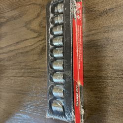 Snap On 3/8 Low Profile Metric Socket Set New 209RFSM