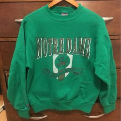 Vintage Notre Dame crewneck Sweatshirt- Small 