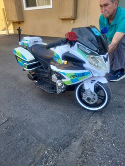 Kids Police Electric Motorcycle