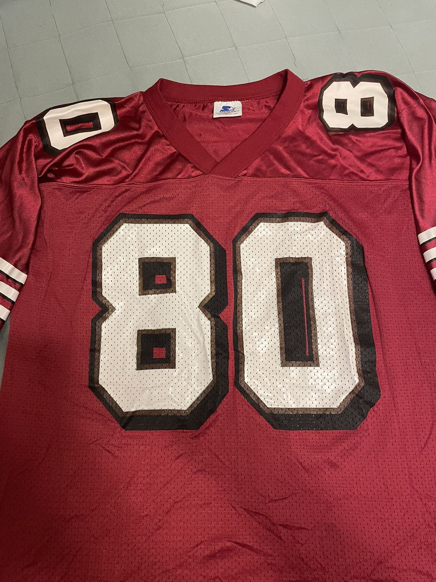 Mens Large Jerry Rice 1995-96 Starter 49ers Jersey for Sale in Galveston,  TX - OfferUp