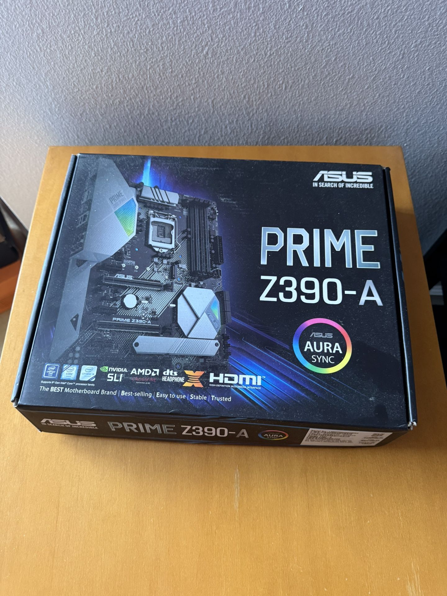 New Motherboard Asus Prime Z390-a