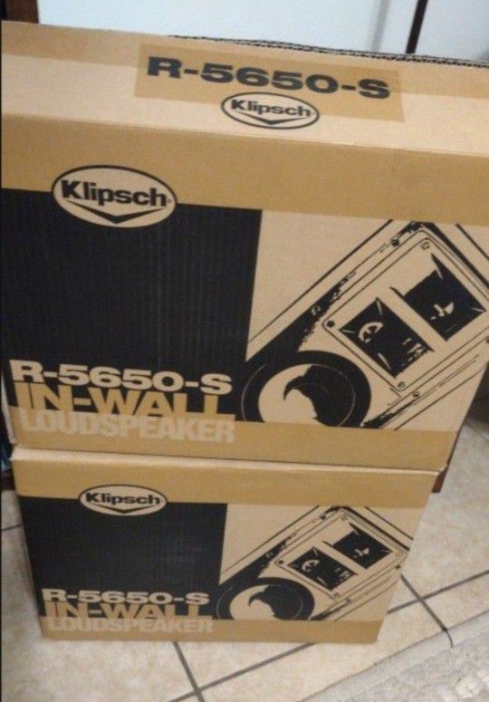 Klipsch R-5650S In Wall Speakers