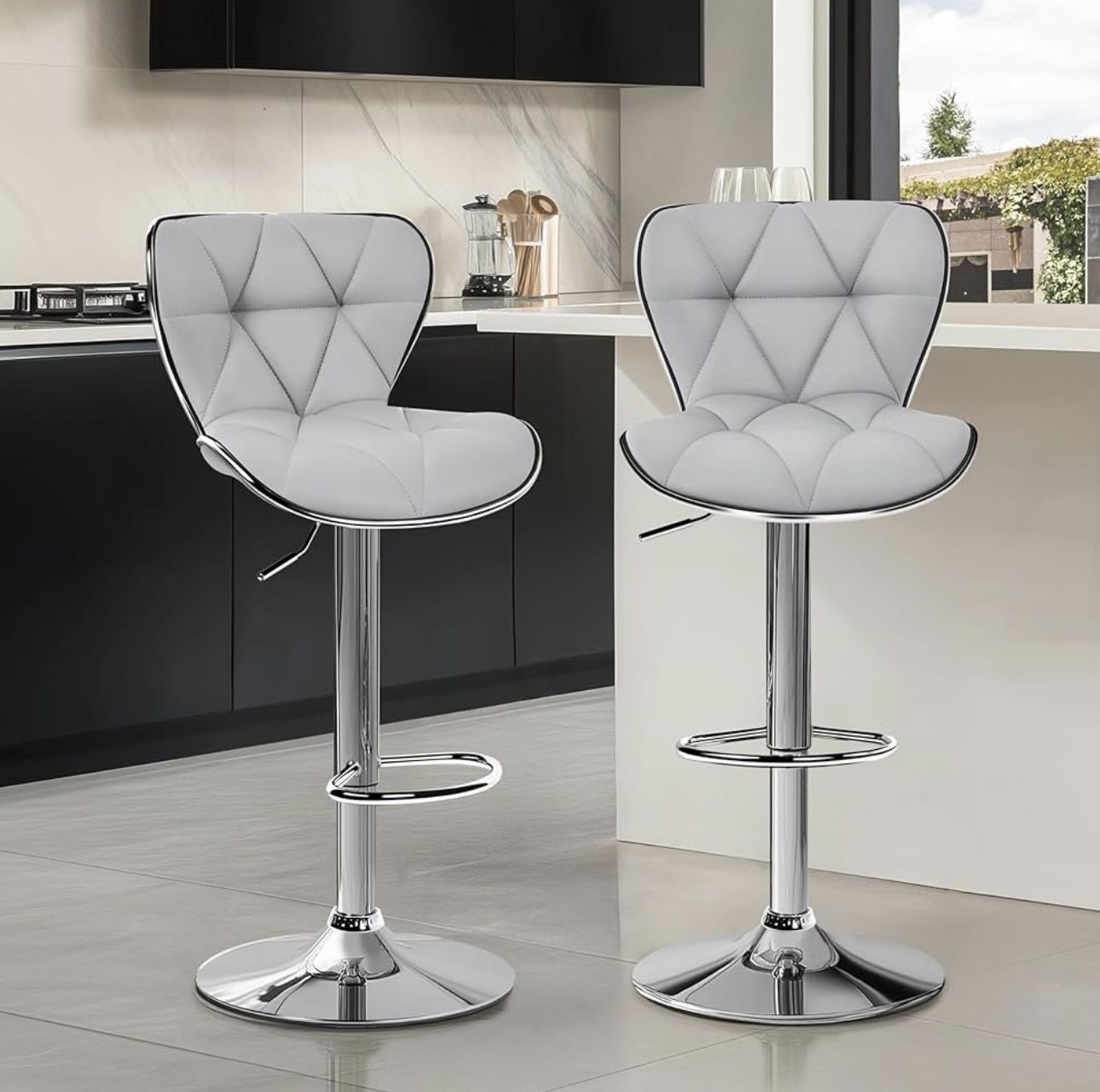 Set Of 2 Bar Stools 