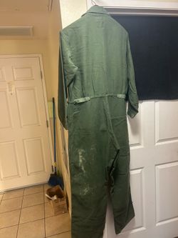 Coveralls green large Blue Ex Large used