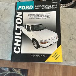 Chilton Ford Ranger 2000-11 Repair Manual