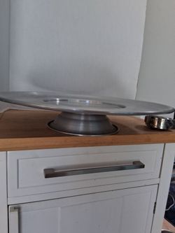 1950's west bend aluminum lazy Susan