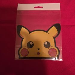 5" By 3 1/2" 3D Pikachu Sticker.