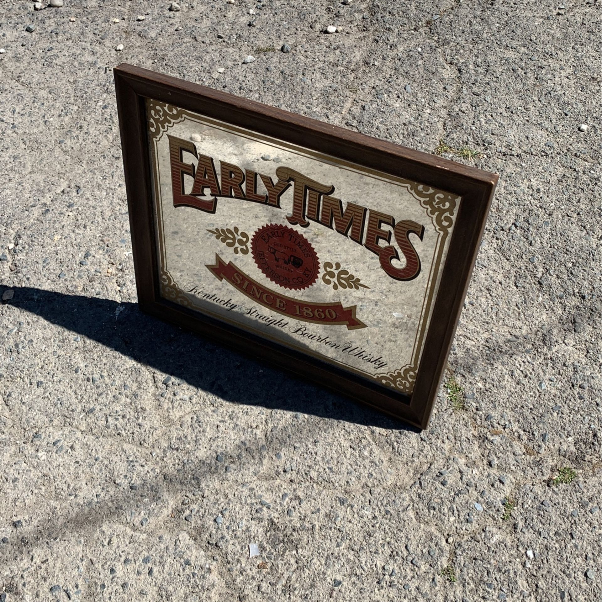 Collectible Early Times Mirror