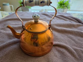 Copper tea kettle