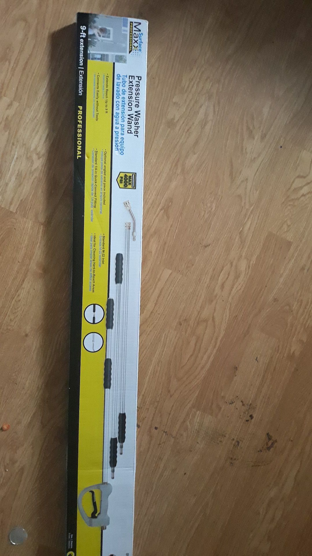 Pressure washer wand 9ft extension