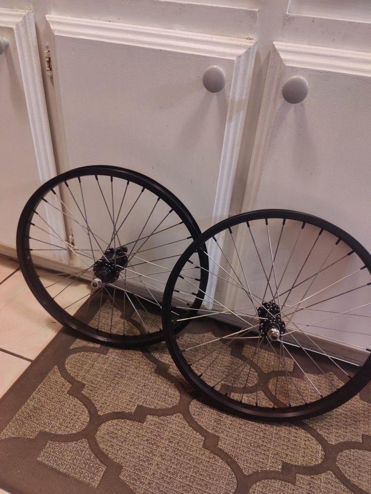 20" Bicycle Wheels With Titanium Spoke
