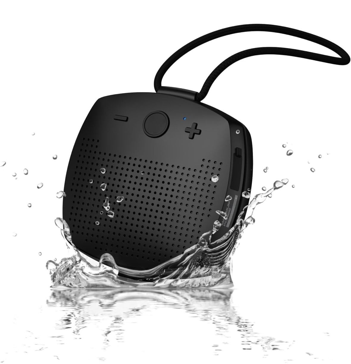 Portable Speaker Bluetooth 5.4 Small Bluetooth Speaker Deep Bass Waterproof with Lanyard Ipx5 TWS Built-in Mic for Bike Floating Mounted Bathroom Show