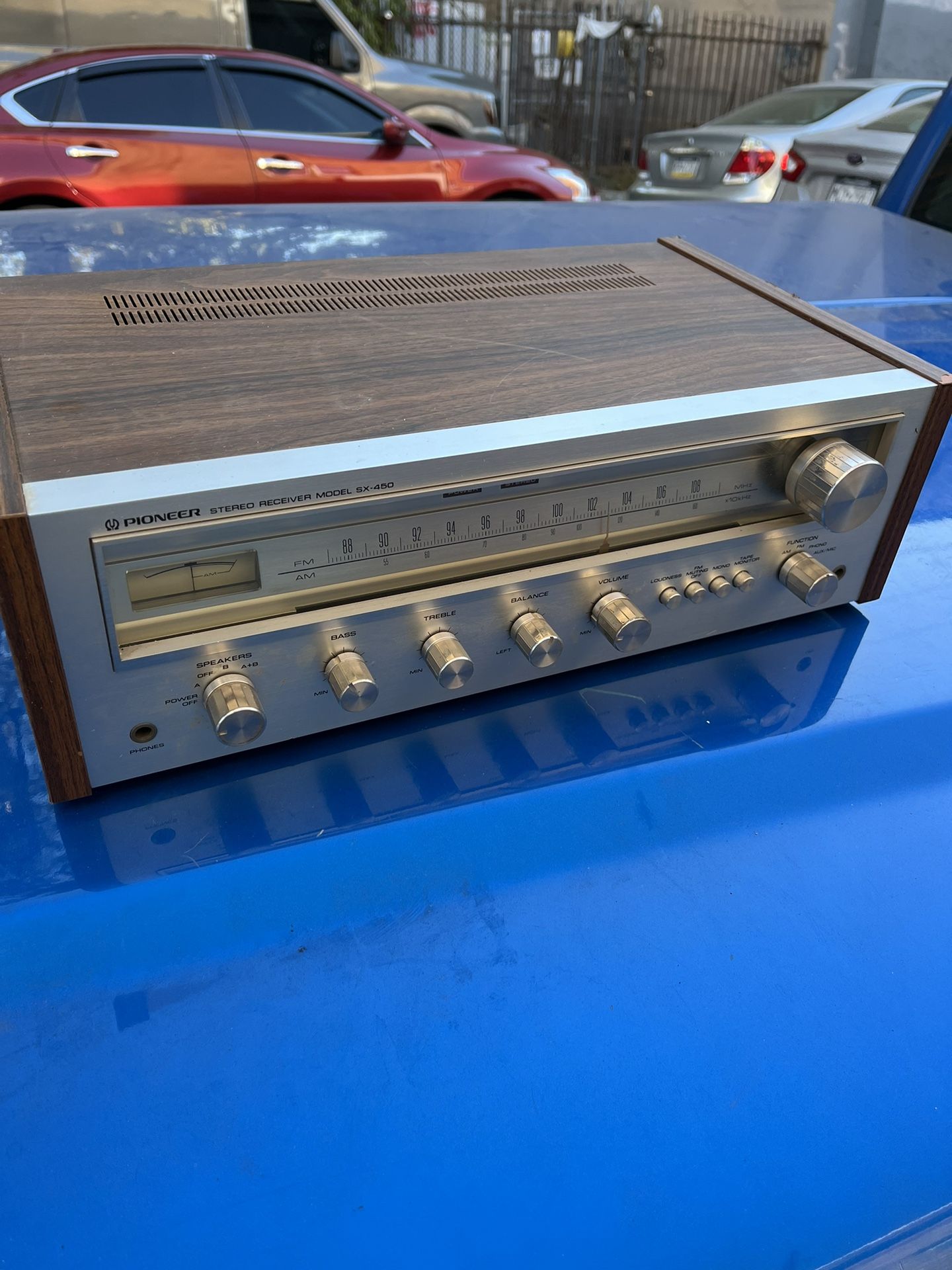 Pioneer stereo receiver model SX 450