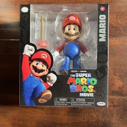 The Super Mario Bros. Movie – Mario Action Figure (Brand New)