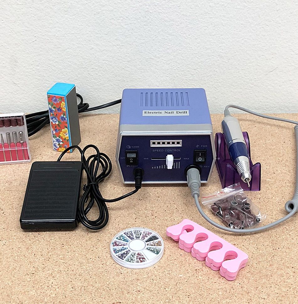 $40 NEW Professional Manicure Pedicure Electric Nail File Drill Machine Tool Set Salon