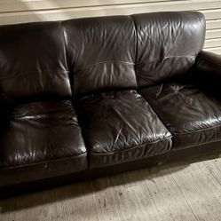 Leather Sofa. Free! 