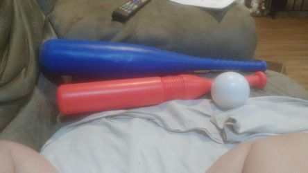 2 bats and a ball