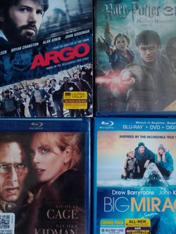 53 Total. 27 Assorted Blu-ray's & 26 DVD's