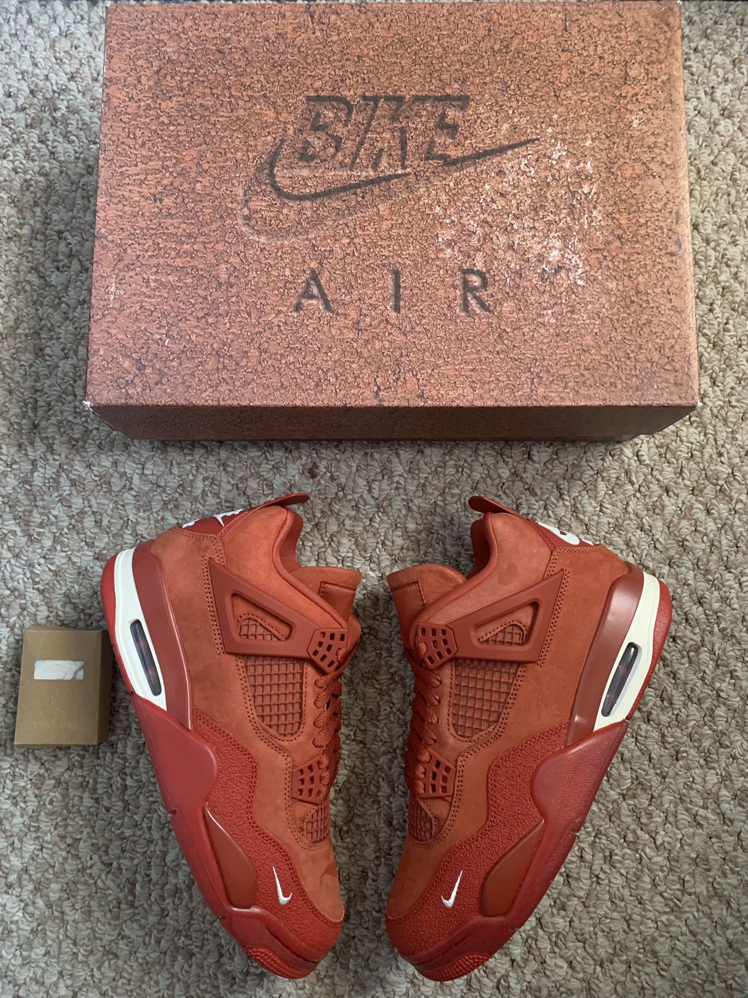 Nike Jordan 4 Og Nigel Sylvester “Brick By Brick/Bike Air” Size 8 (New/DS) ❤️🔥