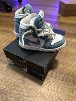 Baby Air Jordan 1 High OG Denim 7C