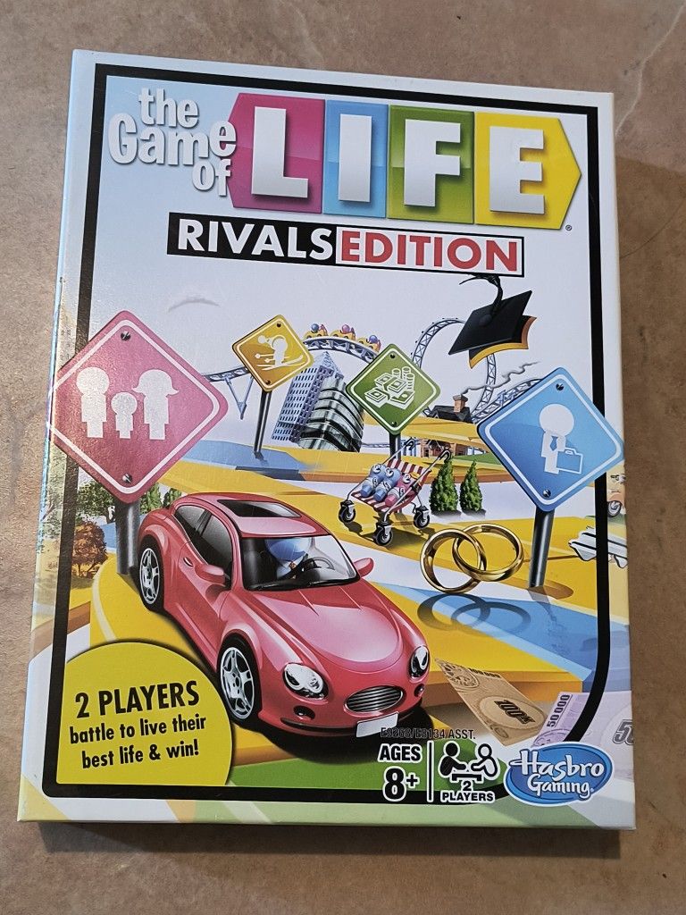 The Game of Life - Rivals Edition Board Game - 2 Players battle by Hasbro