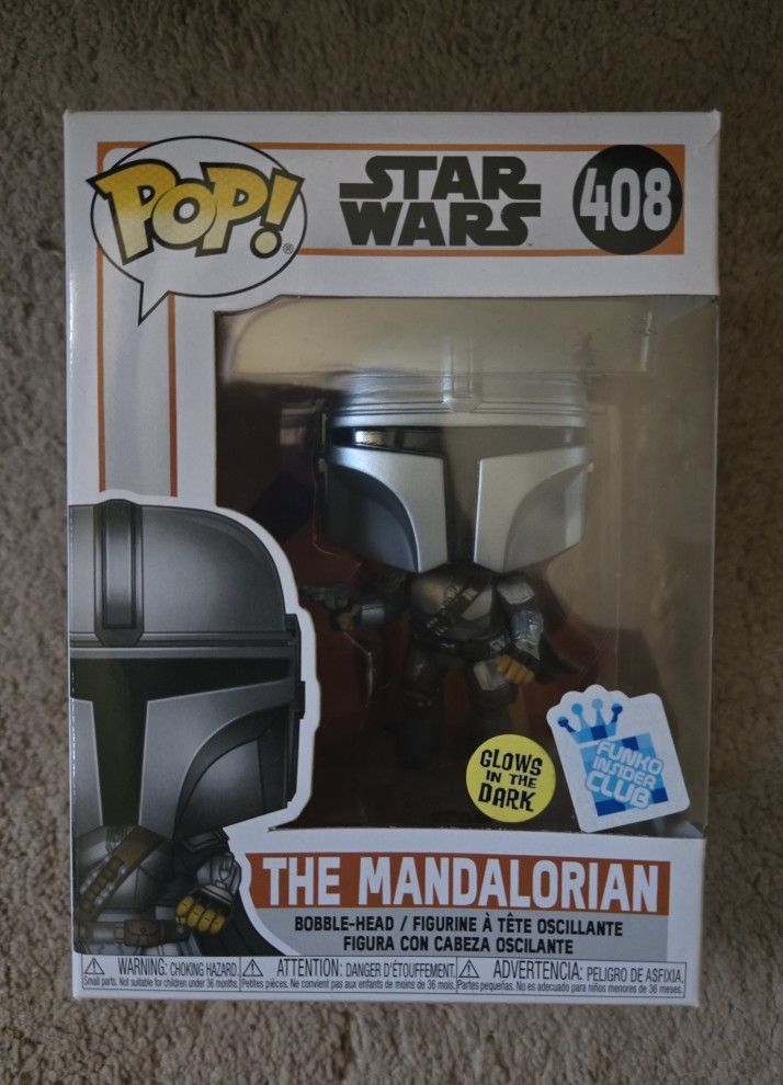 Funko POP! Star Wars: The Mandalorian (Insider Club Glow In The Dark Edition)