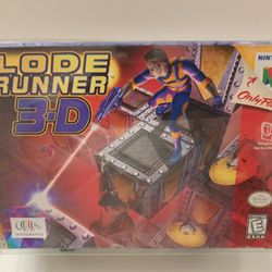 Nintendo 64 N64 Lode Runner 3D CIB Complete in Box