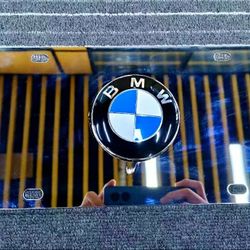 BMW licence Plate Chrome With Hardware 