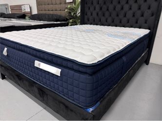 Queen Pillow Top Mattress Soft luxury Feel