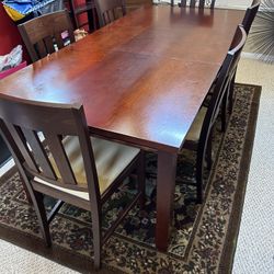 Dining Room Table And (6) Chairs
