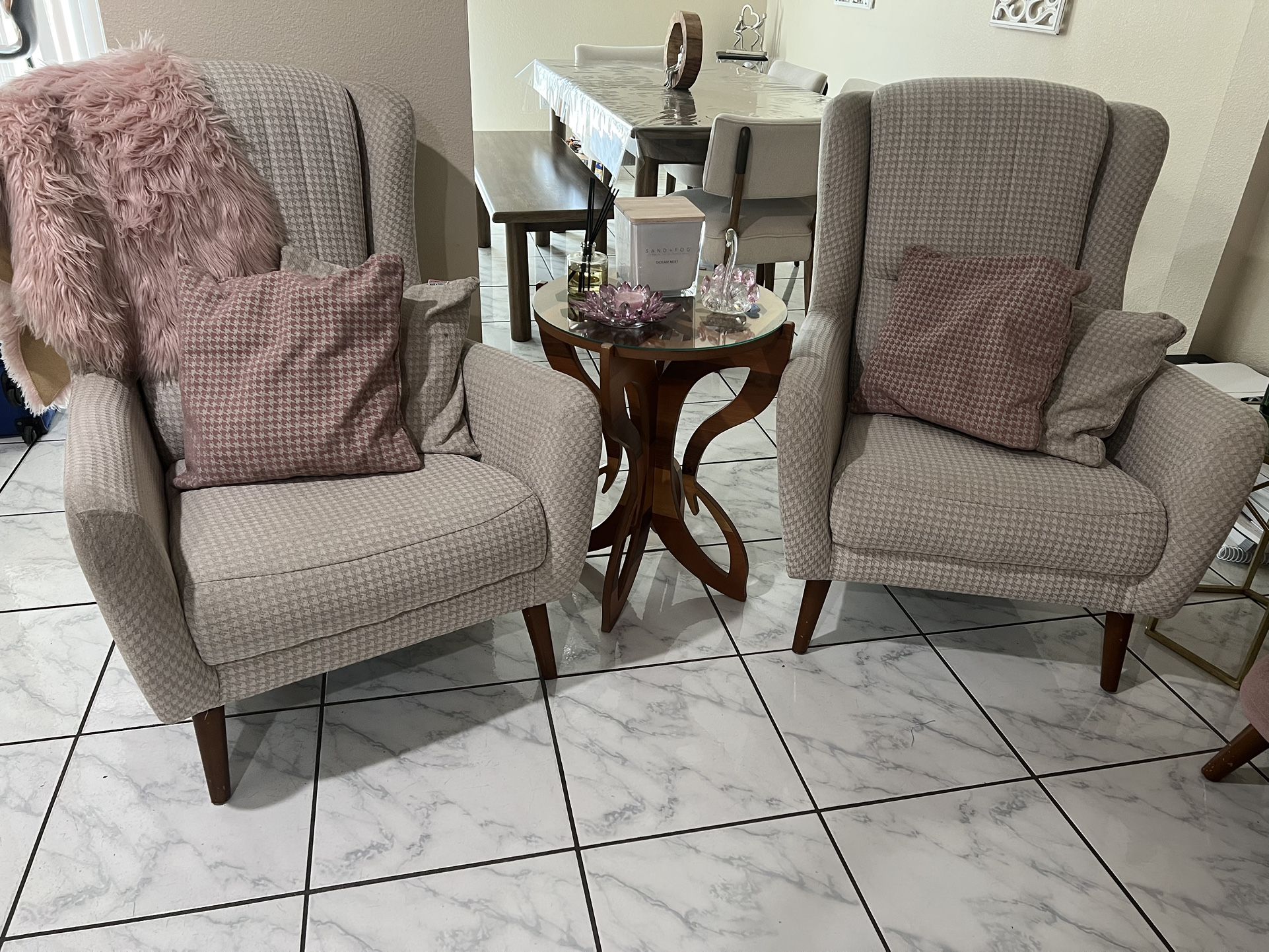 Couch, Love Seat, And Two Chairs