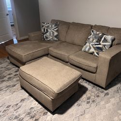 Chaise Couch With Ottoman- Ashley Furniture