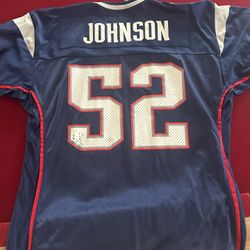 Ted Johnson RARE Patriots Jersey New with tags