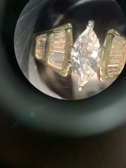 14k yellow gold ladies ring